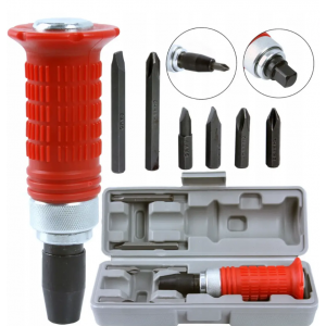 Викрутка ударна з насадками 8 предметів у кейсі NENG №2001