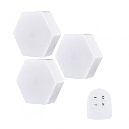 Бездротові сенсорні світлодіодні лампи-світильники на пульті управління Led Light With Remote Control 15 W 3 шт