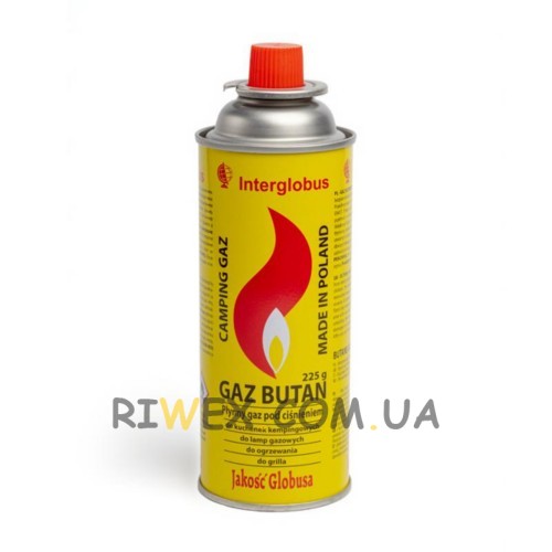 Картридж газовый соединение цанговое  Interglobus CH0225 400 мл (227г) 