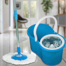 Швабра з відром Magic Mop Easy 360 на 8 літрів, Блакитний