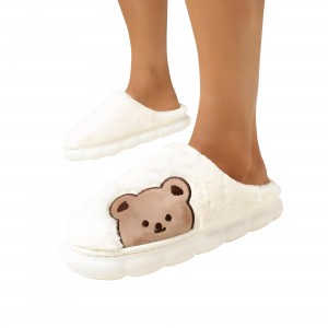 Зимние домашние женские тапочки Lora 600 36-37 Молочный Зимние домашние женские тапочки Lora 600 36-37 Молочный