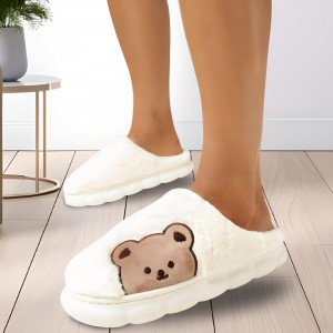 Зимние домашние женские тапочки Lora 600 36-37 Молочный Зимние домашние женские тапочки Lora 600 36-37 Молочный