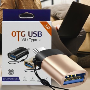 OTG адаптер-переходник USB3.0 на Type-C M GP-93
