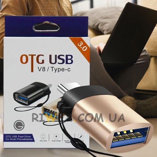 OTG адаптер-перехідник USB3.0 на Type-C M GP-93