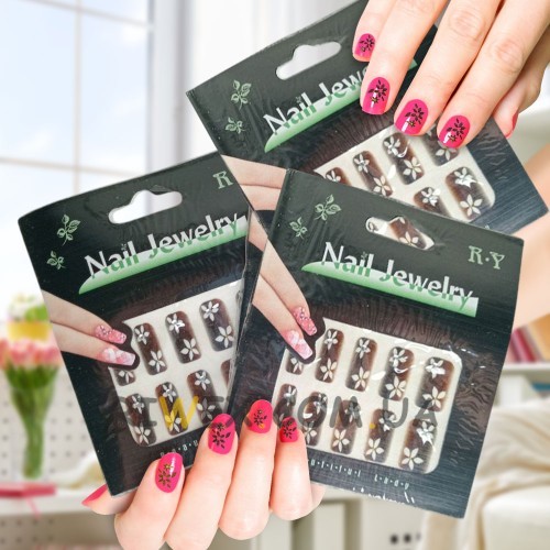 Декоративні водні наклейки для нігтів NAIL JEWELRY в асортименті 