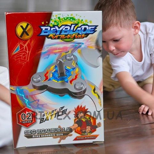 Дитяча інтерактивна іграшка спінер BEYBLADE N0 TY001 Xander Shakadera (B)