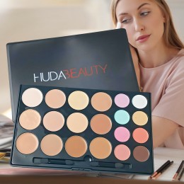 Палітра 20 відтінків з пензликом HUDA BEAUTU (AHMD)