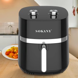 Воздушная электрическая мультипечь-аэрофритюрница Sokany SK-10024 1500Вт 6,5л  (2358)