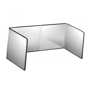 Захисний складаний екран з нержавіючої сталі від бризок для плити та раковини (219) Захисний складаний екран з нержавіючої сталі від бризок для плити та раковини (219)