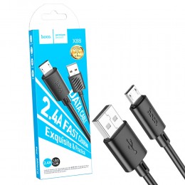 Кабель для зарядки и синхронизации USB-Micro-USB, 2.4А, 1 м