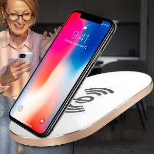 Портативное беспроводное зарядное устройство для смартфонов Awei W2