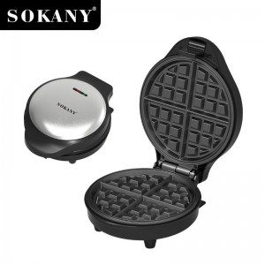 Електрична вафельниця на 4 шт з антипригарним покриттям Sokany SK-BBQ-831 (2358)