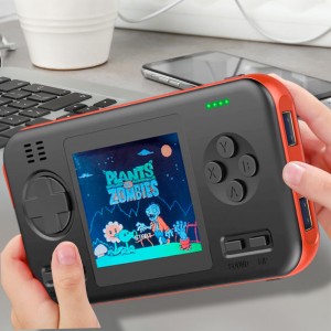 Портативная игровая консоль G-416 и Power Bank 8000mAh, Черный/оранжевый (3 цвета)