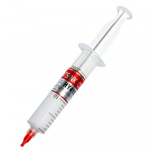 Термопаста белая в шприце для рассеивания тепла HY410 Термопаста белая в шприце для рассеивания тепла HY410
