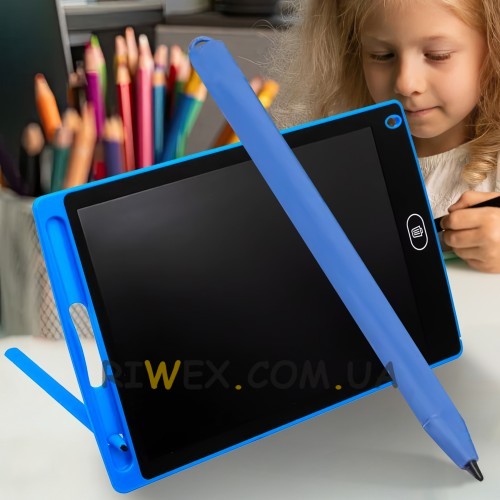 Графічний планшет для малювання зі стилусом LCD Writing Tablet 10 дюймів Синій