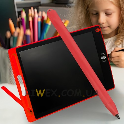 Графический планшет для рисования со стилусом LCD Writing Tablet 10 дюймов Красный