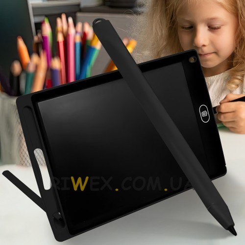 Графический планшет для рисования со стилусом LCD Writing Tablet 10 дюймов Черный