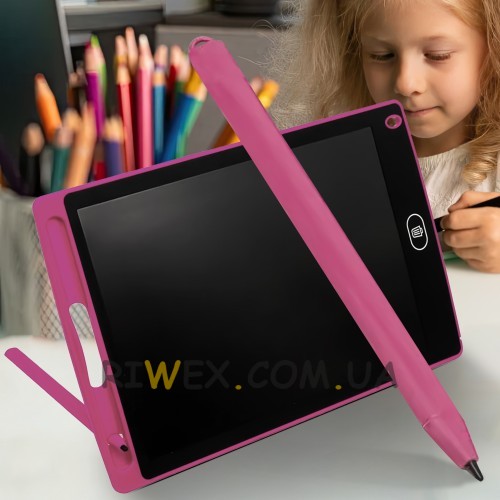 Графический планшет для рисования со стилусом LCD Writing Tablet 10 дюймов Розовый