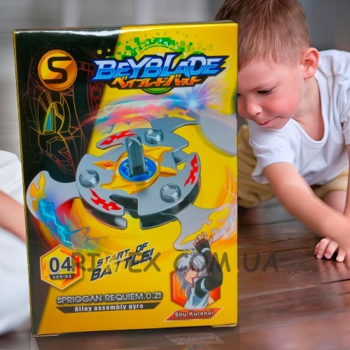 Дитяча інтерактивна іграшка спіннер BEYBLADE N0 TY001 Shu Kurenai (B)