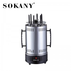 Электрическая шашлычница на 6 шампуров SOKANY SK-6111 1000Вт (2358)