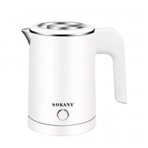Кухонный электрочайник Sokany SK-SH-1077 600 Вт 0,5 л Белый (2358)