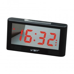 Електронний настільний годинник LED Alarm Clock VST-732Y USB, з червоним підсвічуванням