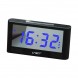 Електронний настільний годинник LED Alarm Clock VST-732Y USB, з синім підсвічуванням