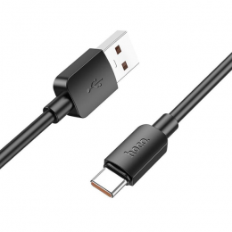 Зарядний кабель для зарядки і передачі даних Hoco X96 USB - Type-C 27W 1м Чорний (206)