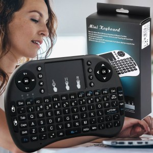 Беспроводная клавиатура с тачпадом Mini Keyboard, Черный Беспроводная клавиатура с тачпадом Mini Keyboard, Черный