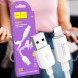 Зарядный кабель для зарядки и передачи данных Hoco X96 USB - Apple Lightning 1м Белый (206)
