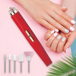  Фрезер Flawless Salon Nails EL-2064 для манікюру та педикюру Червоний