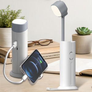 Акумуляторна універсальна Лампа-ліхтар з Power Bank 1200 mah, Білий (ЖЯ) Акумуляторна універсальна Лампа-ліхтар з Power Bank 1200 mah, Білий (ЖЯ)