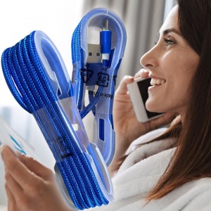 Кабель Micro-USB GOLD тканевый 1.5м, Синий (ЖЯ) Кабель Micro-USB GOLD тканевый 1.5м, Синий (ЖЯ)