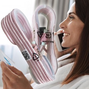 Кабель Micro-USB GOLD тканевый 1.5м, Пудрово-розовый (ЖЯ) Кабель Micro-USB GOLD тканевый 1.5м, Пудрово-розовый (ЖЯ)