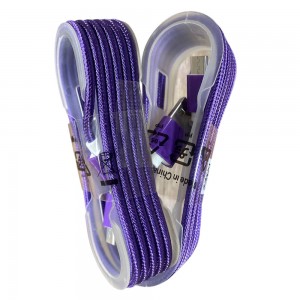 Кабель Micro-USB GOLD тканевый 1.5м, Фиолетовый (ЖЯ) Кабель Micro-USB GOLD тканевый 1.5м, Фиолетовый (ЖЯ)