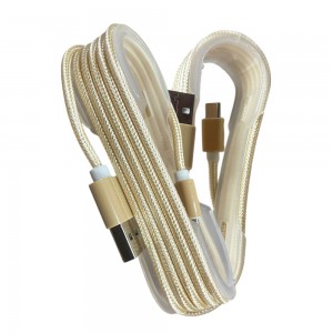 Кабель Micro-USB GOLD тканевый 1.5м, Золотистый (ЖЯ) Кабель Micro-USB GOLD тканевый 1.5м, Золотистый (ЖЯ)