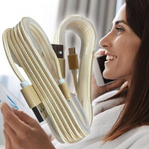Кабель Micro-USB GOLD тканевый 1.5м, Золотистый (ЖЯ) Кабель Micro-USB GOLD тканевый 1.5м, Золотистый (ЖЯ)