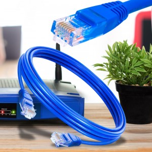 Кабель патч-корд UTP CAT 5e LAN 25 м, Голубой (206)