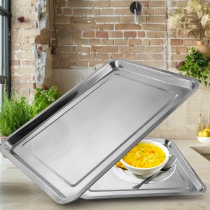 Піднос з нержавіючої сталі Benson BN-660 45*35*4см (2358) Піднос з нержавіючої сталі Benson BN-660 45*35*4см (2358)