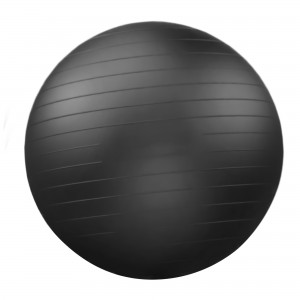 Мяч для фитнеса и йоги фитбол Yoga Ball 65  см Черный (HA-330)
