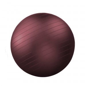 М'яч для фітнесу та йоги фітбол Yoga Ball 65 см Бордовий (HA-330)