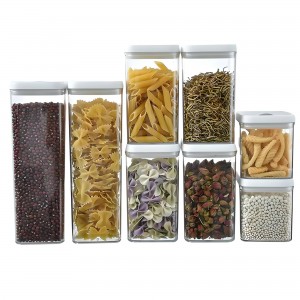 Пластикові контейнери-органайзери для зберігання круп food storage container 8 контейнерів