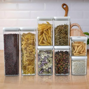 Пластикові контейнери-органайзери для зберігання круп food storage container 8 контейнерів