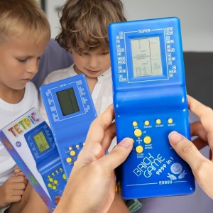 Дитяча інтерактивна іграшка класичний тетріс 9999 Синій (IGR24)