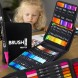 Набор акварельных двусторонних скетч-маркеров для рисования в cумке Color brush 100 штук (626)