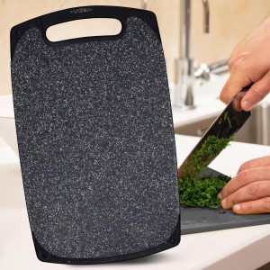 Пластиковая кухонная разделочная доска 40*24,5 см Benson BN-070 (2358)