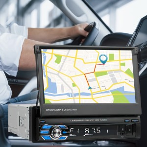 Автомагнітола з Bluetooth з виїзним IPS екраном 7» Pioneer 7188А 2/32GB GPS 1DIN (224)