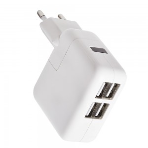 Сетевое зарядное устройство 4xUSB,  переходник+адаптер (224)