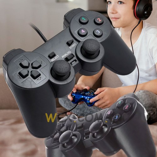 USB джойстик для ПК PC Dellta GamePad DualShock DJ-706 з вібро (206)