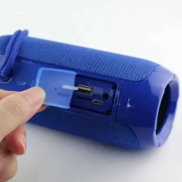 Портативная беспроводная Bluetooth колонка T&G TG-117 Blue